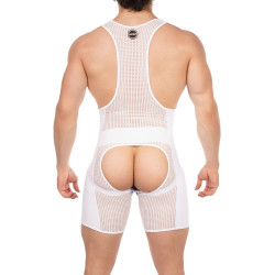 Barcode Berlin Body Backless Krish Blanc-Bleu